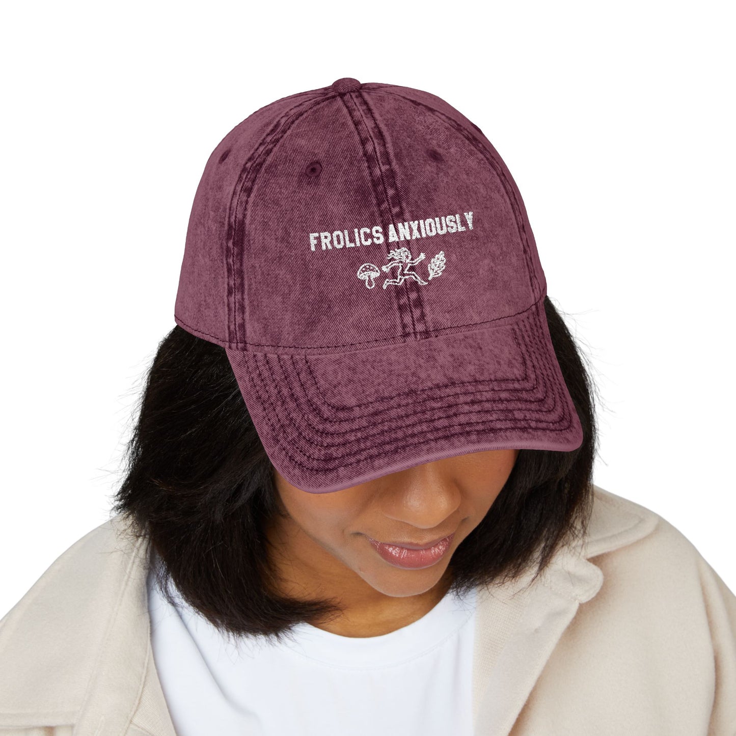 Frolics Anxiously Vintage Cap (Embroidery)