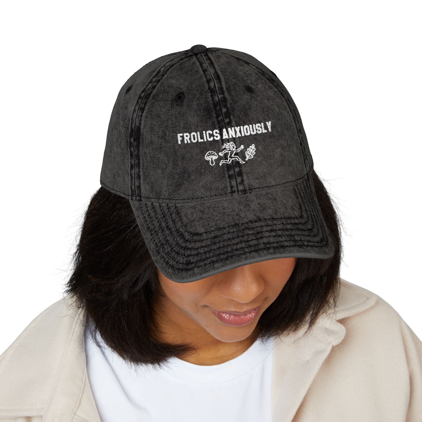 Frolics Anxiously Vintage Cap (Embroidery)