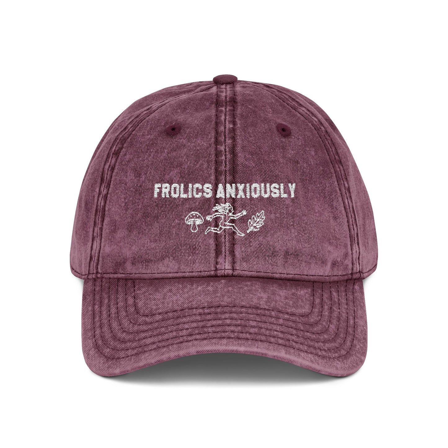 Frolics Anxiously Vintage Cap (Embroidery)