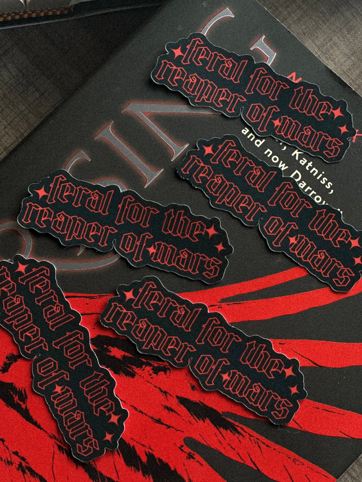 Feral for The Reaper of Mars Sticker