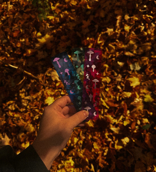 Shroomspell Acrylic Bookmark