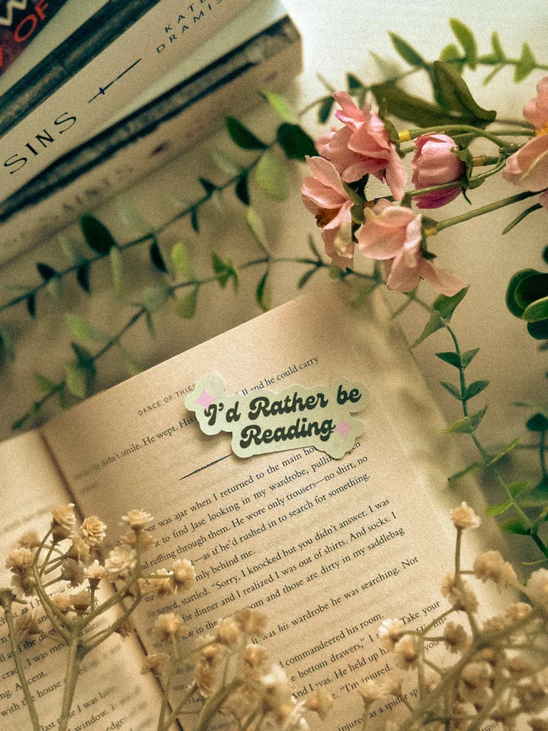 I’d Rather Be Reading Sticker